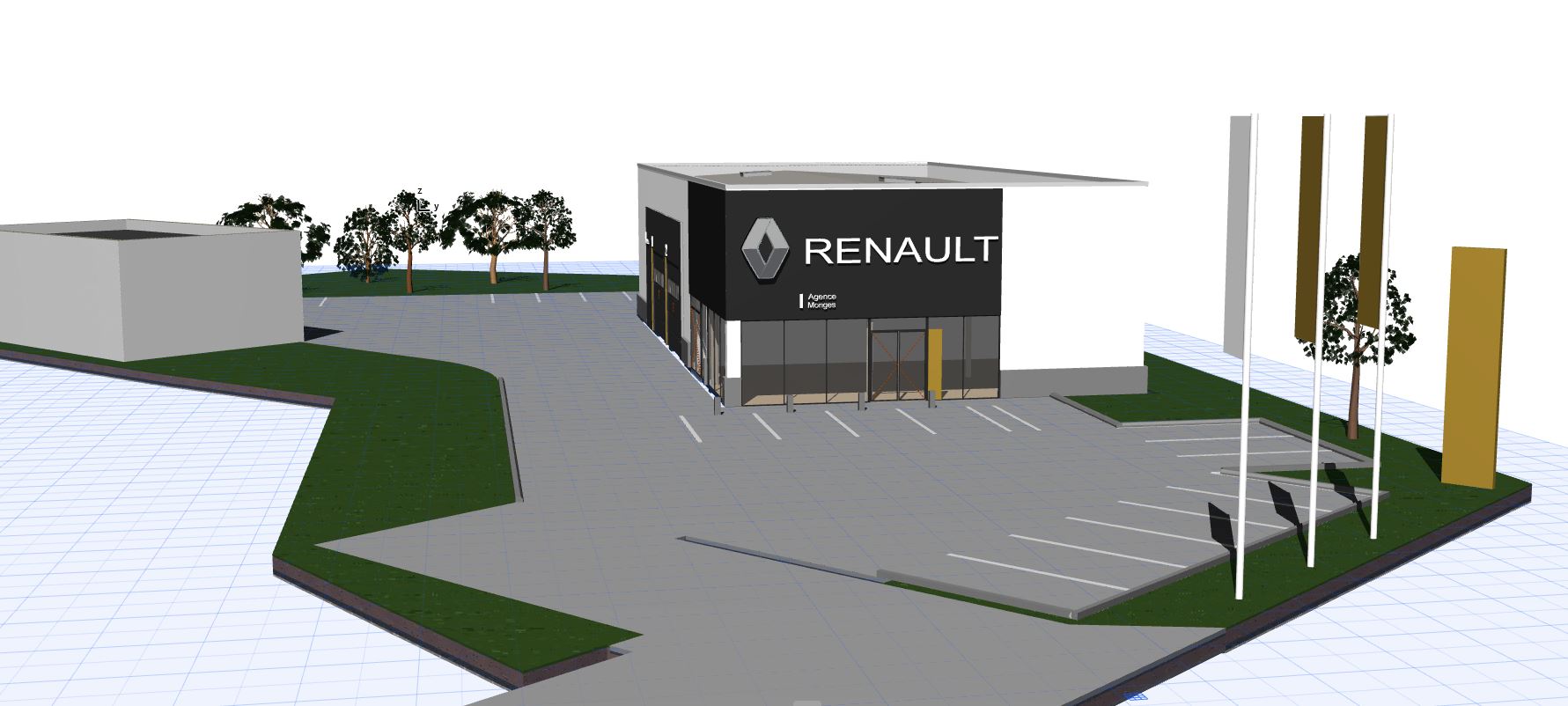 Concession RENAULT Lançon de Provence – travaux 2022 gallery